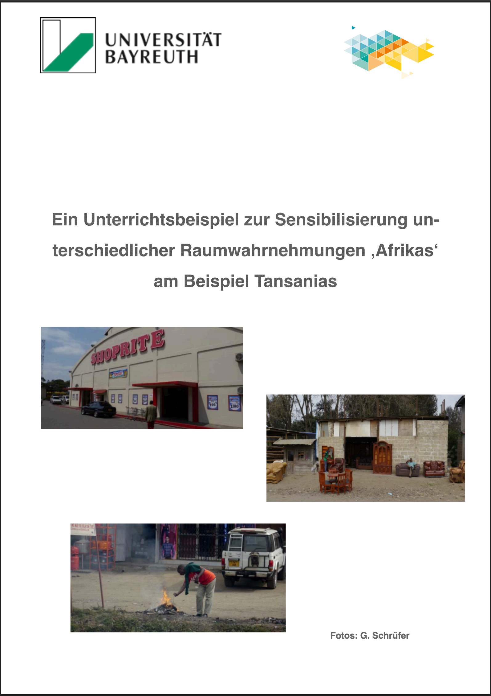 Ein Unterrichtsbeispiel zur Sensibilisierung