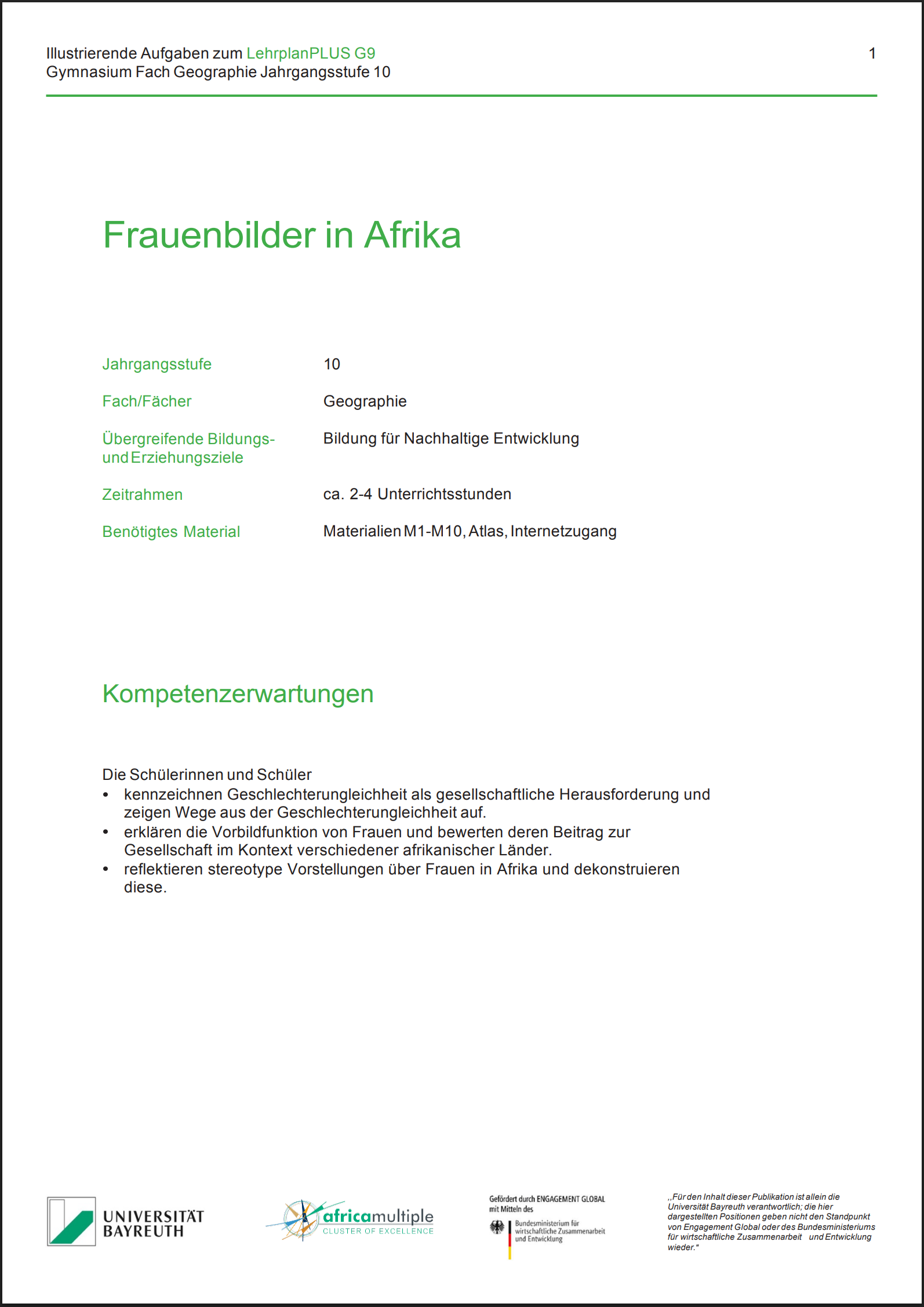 Frauenbilder in Afrika